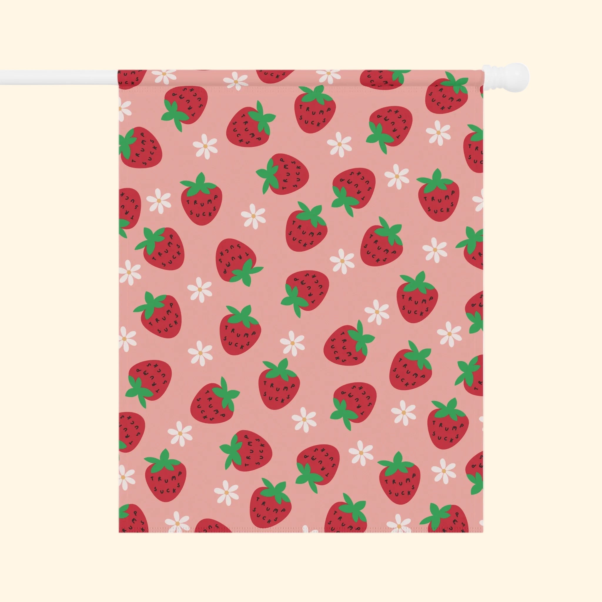 Trump Sucks Strawberry Seeds Flag