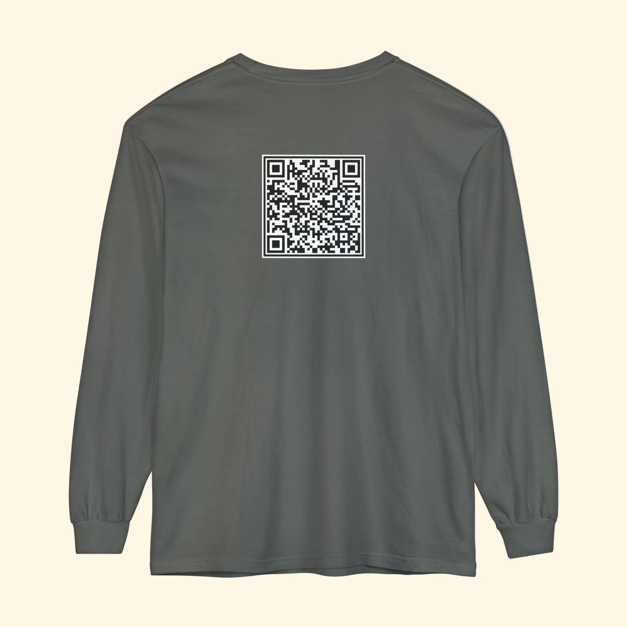 F*ck Trump QR Code Long Sleeve T-Shirt