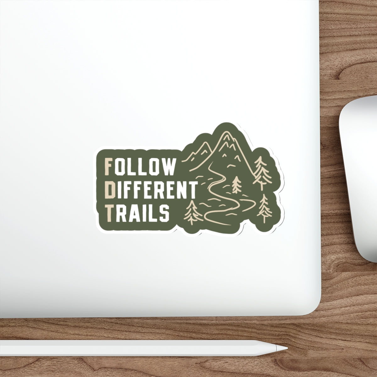 FDT Follow Different Trails Die-Cut Sticker