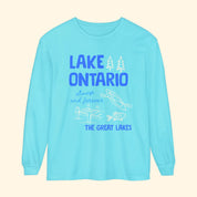 Lake Ontario Always and Forever Doodle Long Sleeve Shirt
