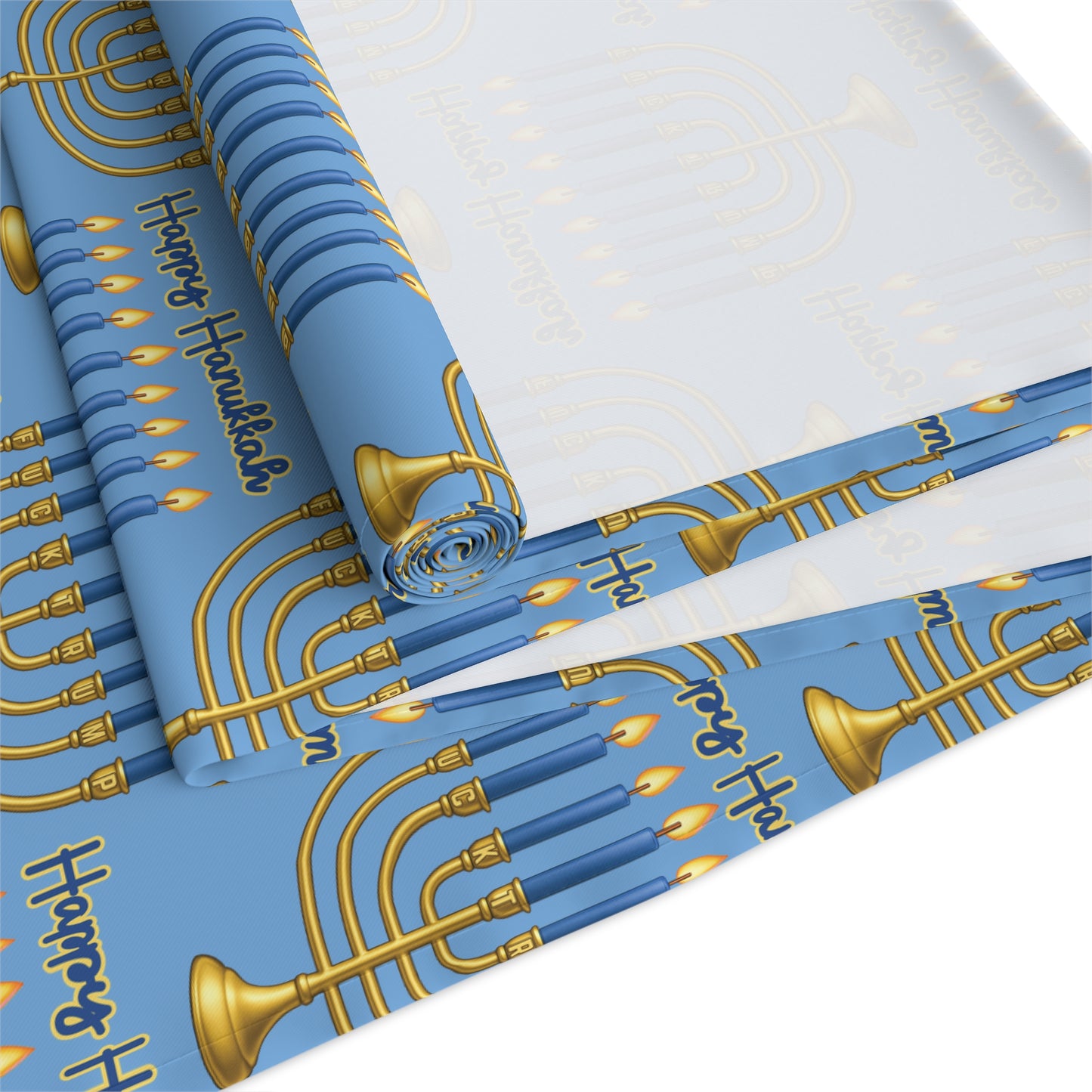 Subtle F*ck Trump Hanukkah Menorah Table Runner