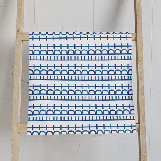 Blue FDT Hidden Message Hand Towel