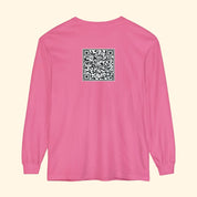 F*ck Trump QR Code Long Sleeve T-Shirt