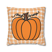 F*ck Trump Fall Pumpkin Accent Pillow Cover