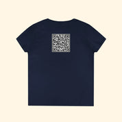 F*ck Trump QR Code Women's V-Neck T-Shirt