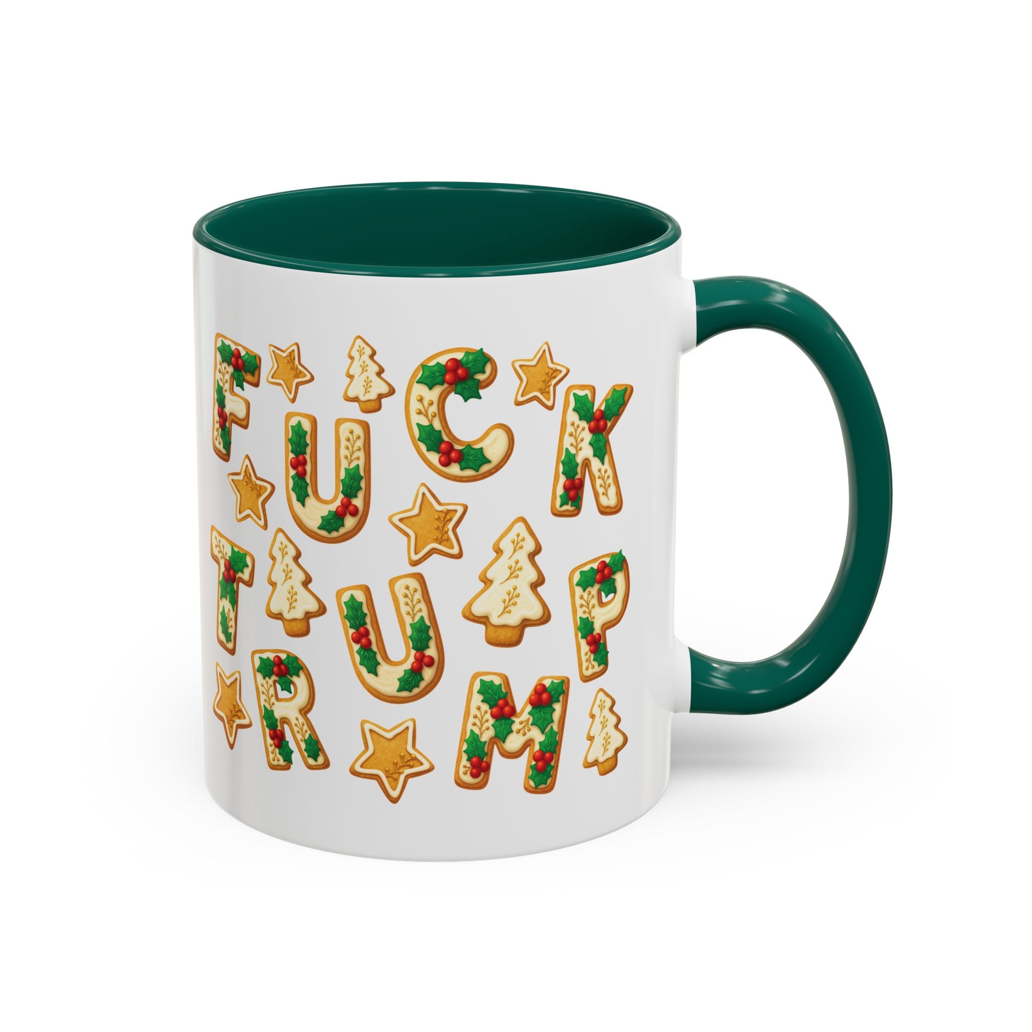 Subtle F*ck Trump Christmas Cookie Mug