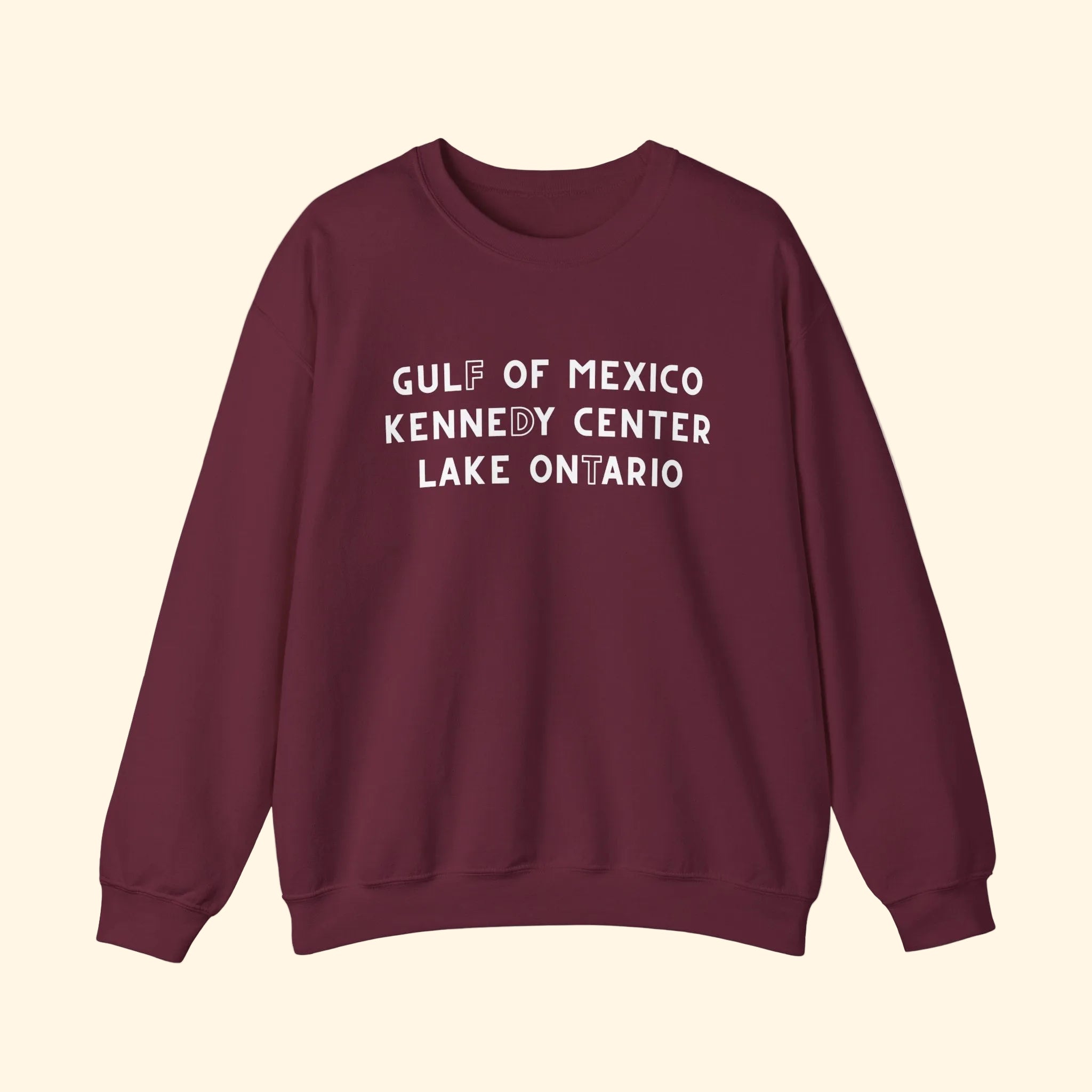 Gulf of Mexico, Kennedy Center, Lake Ontario FDT Sweatshirt