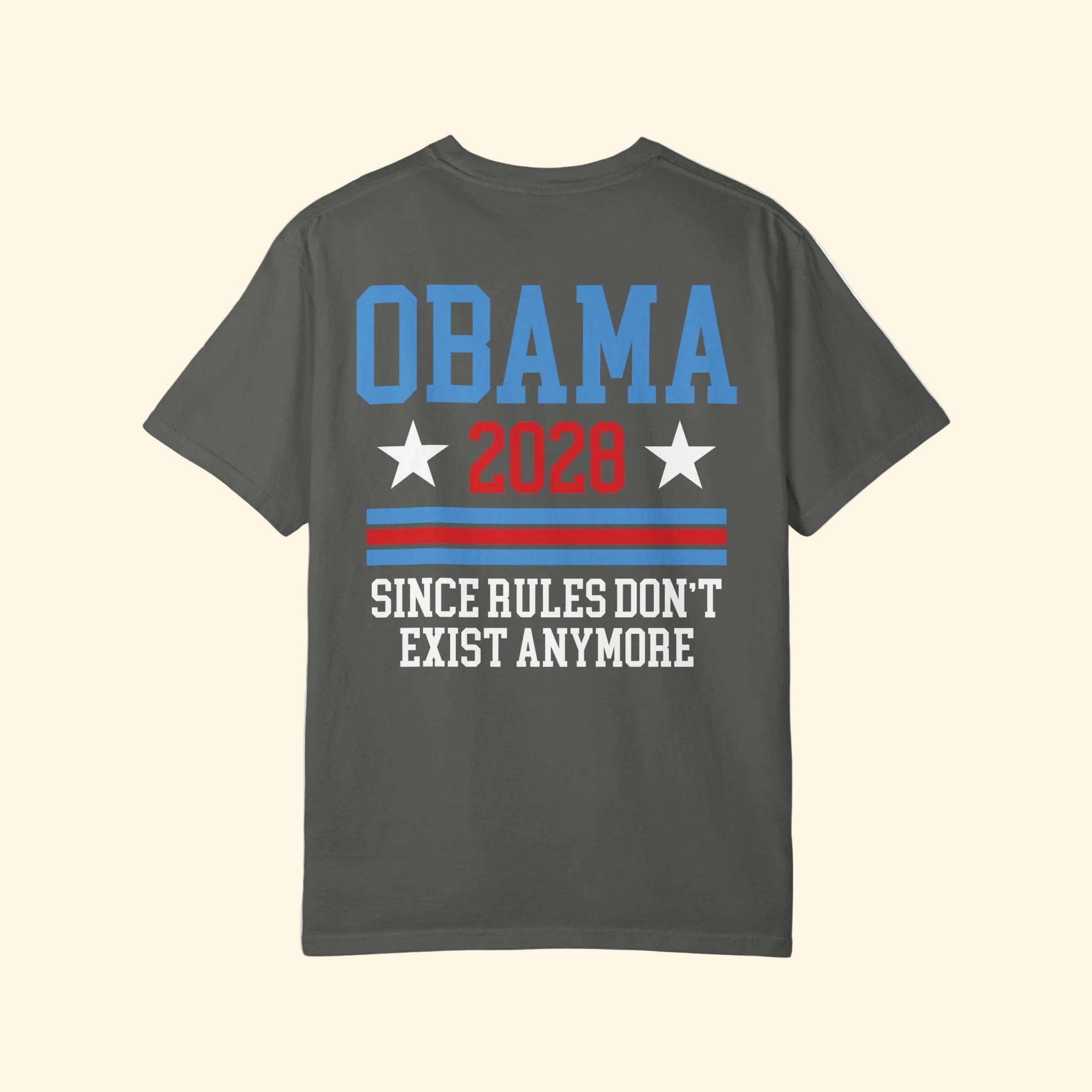 Obama 2028 Campaign Satire T-Shirt
