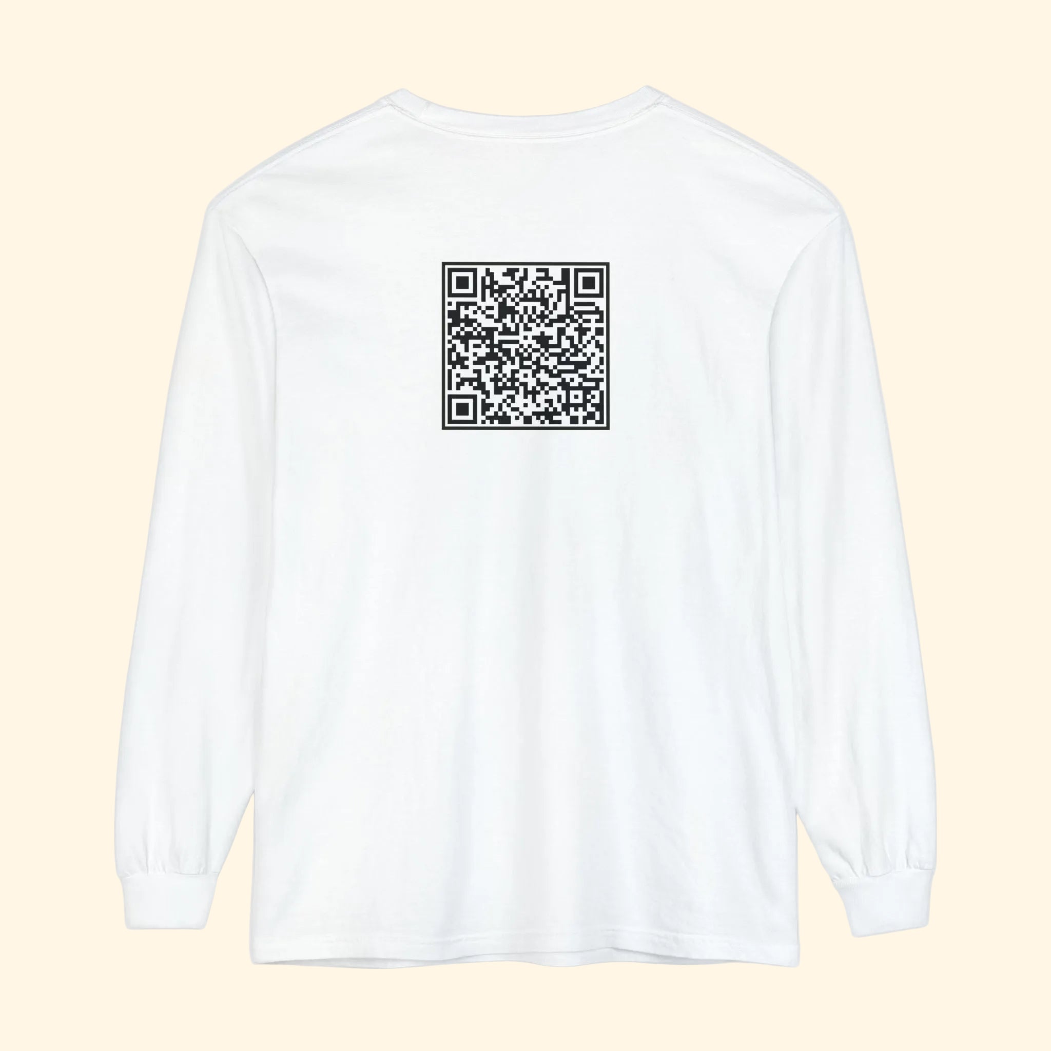F*ck Trump QR Code Long Sleeve T-Shirt