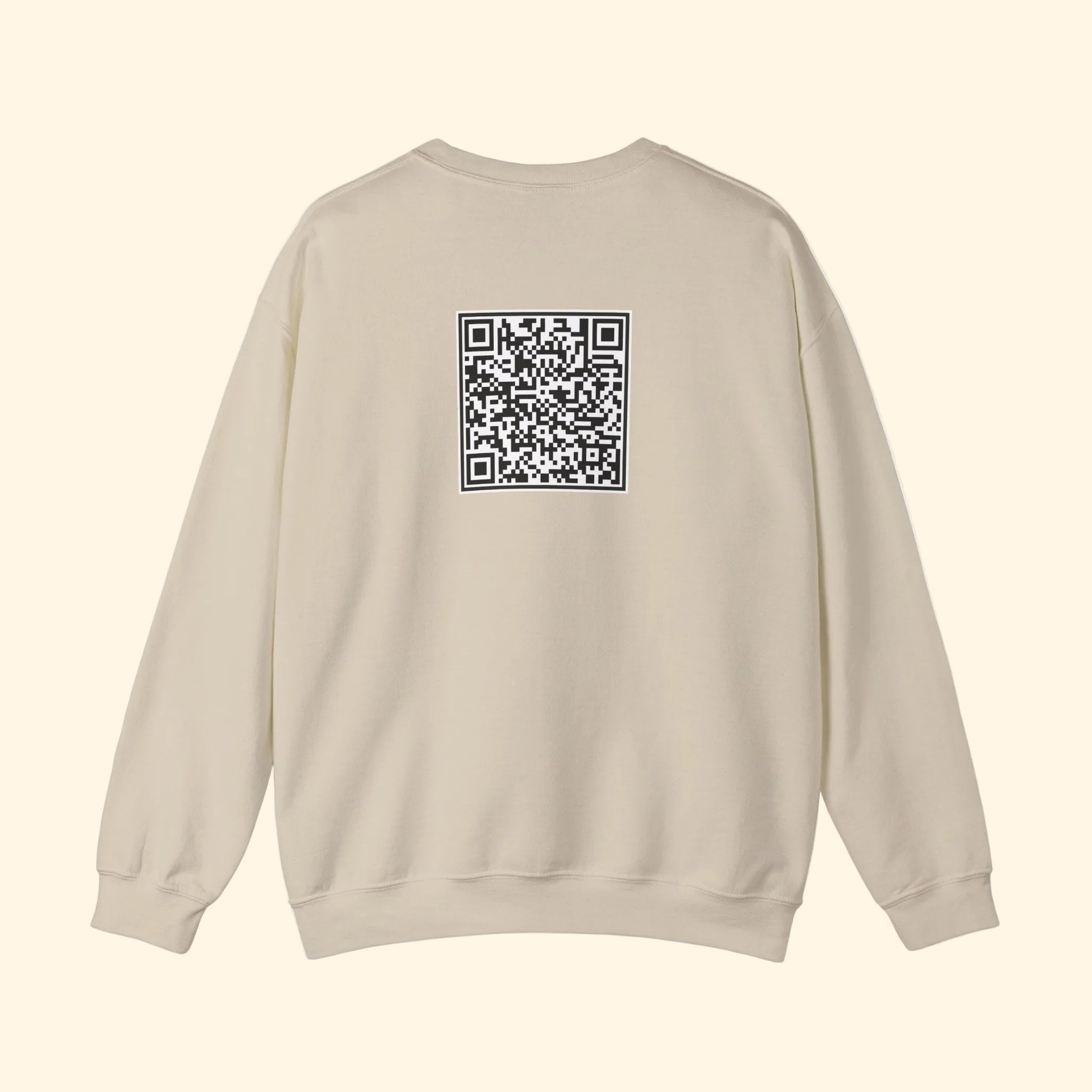 F*ck Trump QR Code Crewneck Sweatshirt