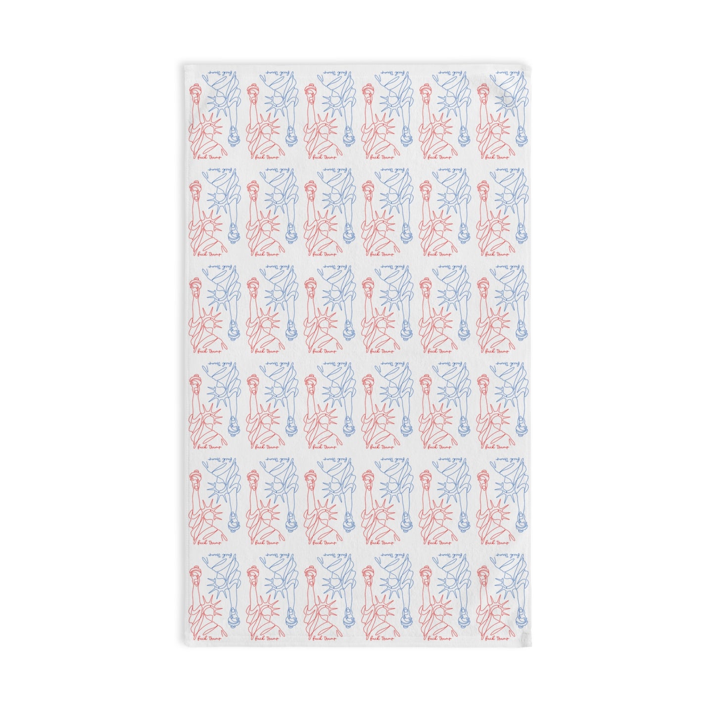 Subtle F*ck Trump Statue of Liberty Hand Towel