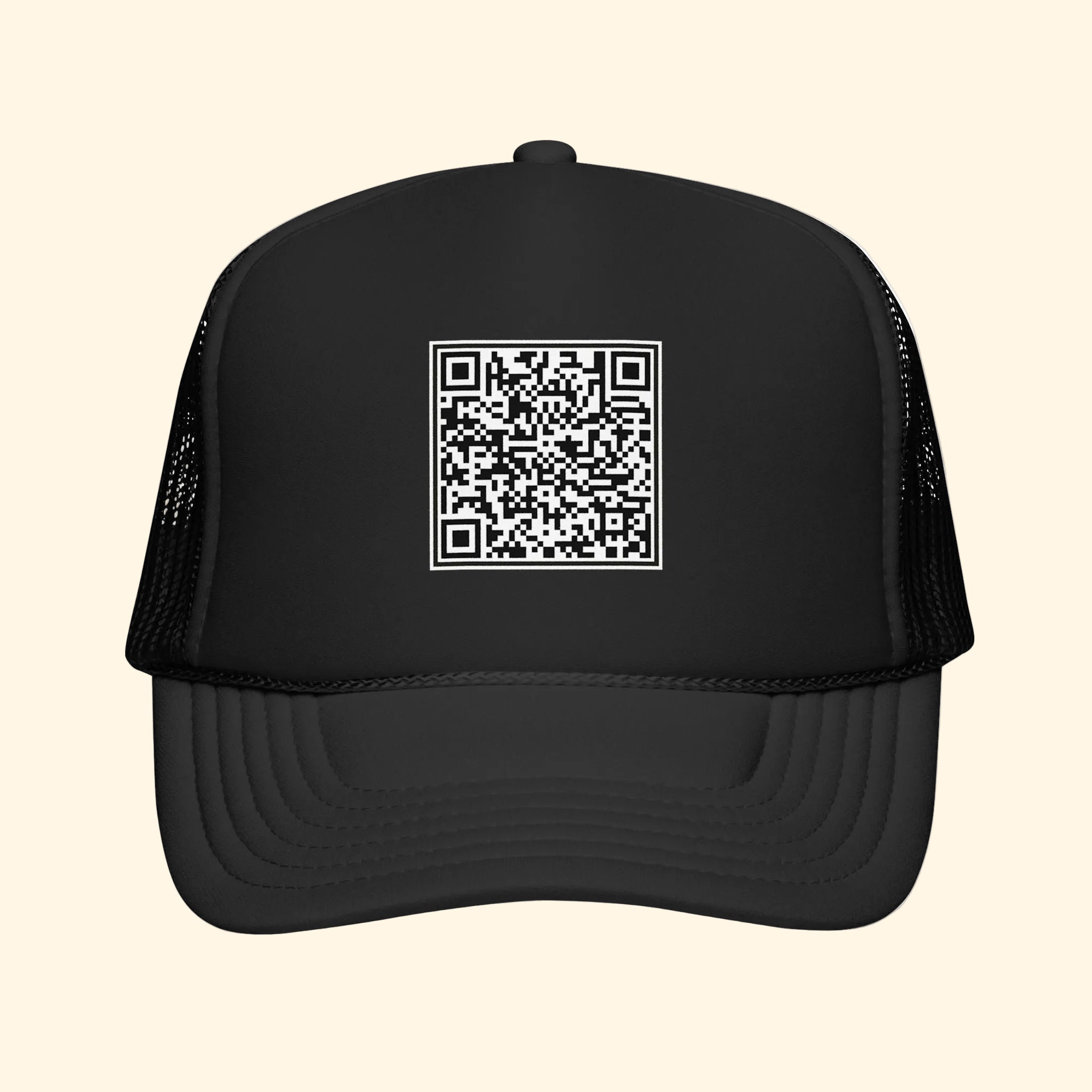 F*ck Trump QR Code Foam Trucker Hat