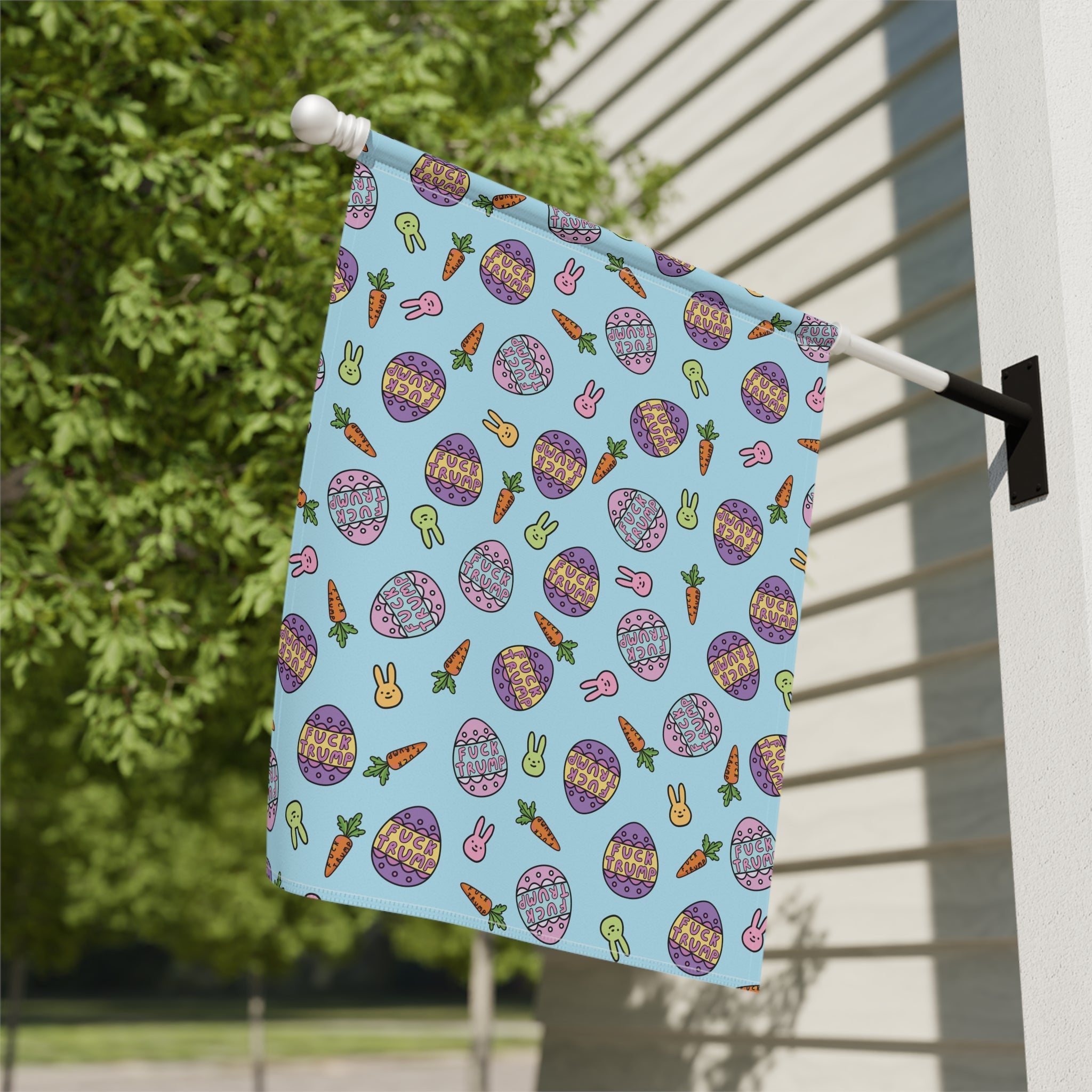 F*ck Trump Easter Garden Flag