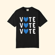 Tri Vote Blue Heart T-Shirt