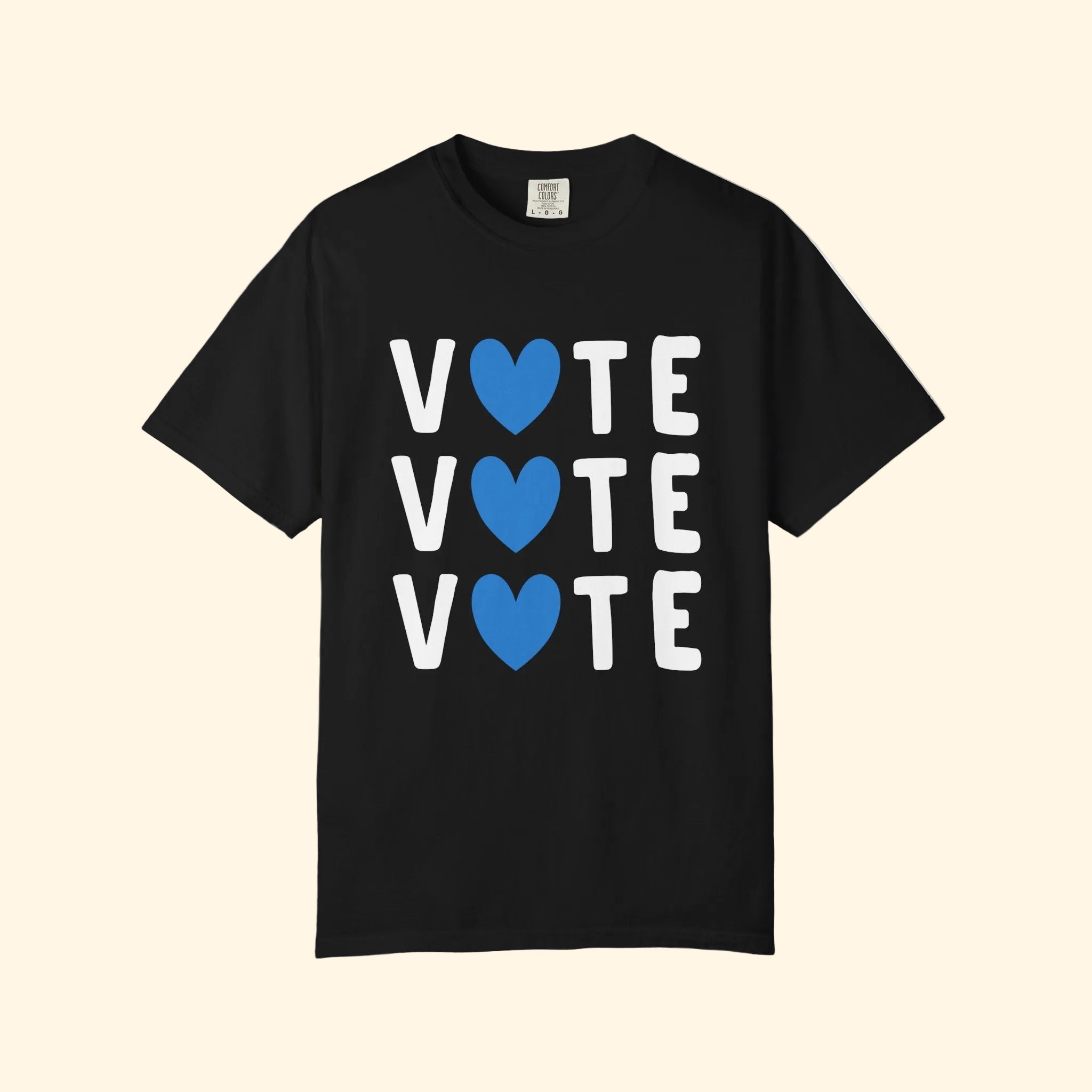 Tri Vote Blue Heart T-Shirt