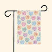 F*ck Trump Candy Heart Valentine's Day Garden Flag