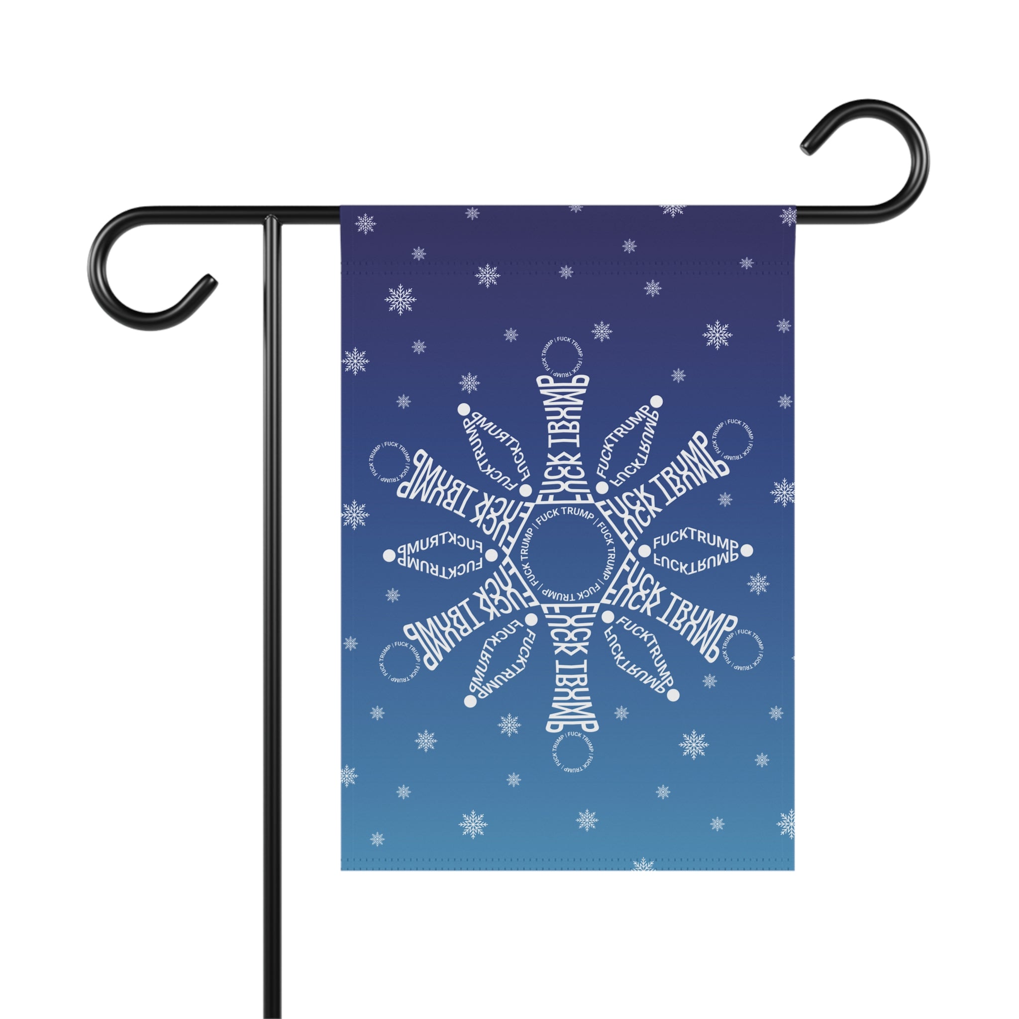 Subtle F*ck Trump Snowflake Garden Flag
