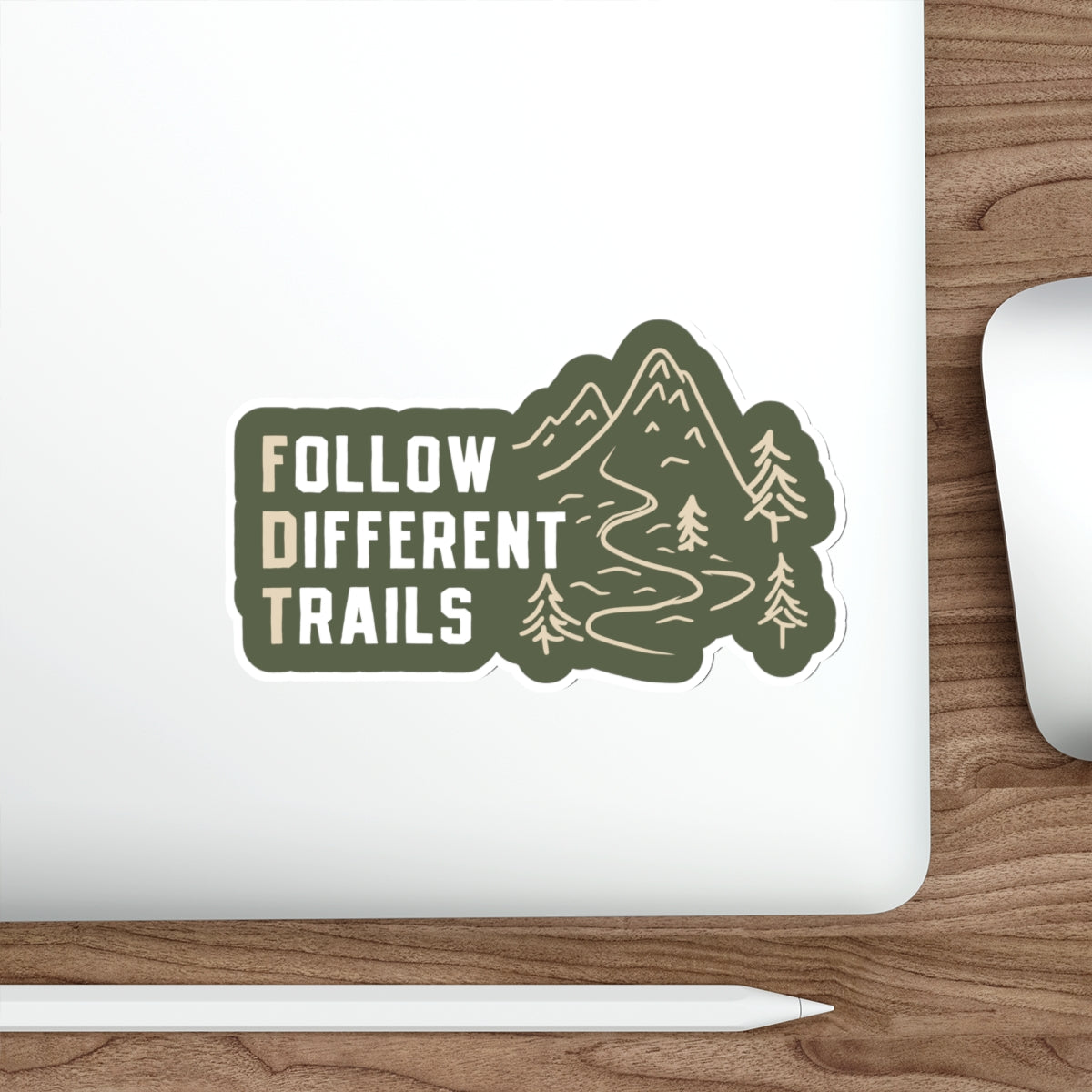 FDT Follow Different Trails Die-Cut Sticker