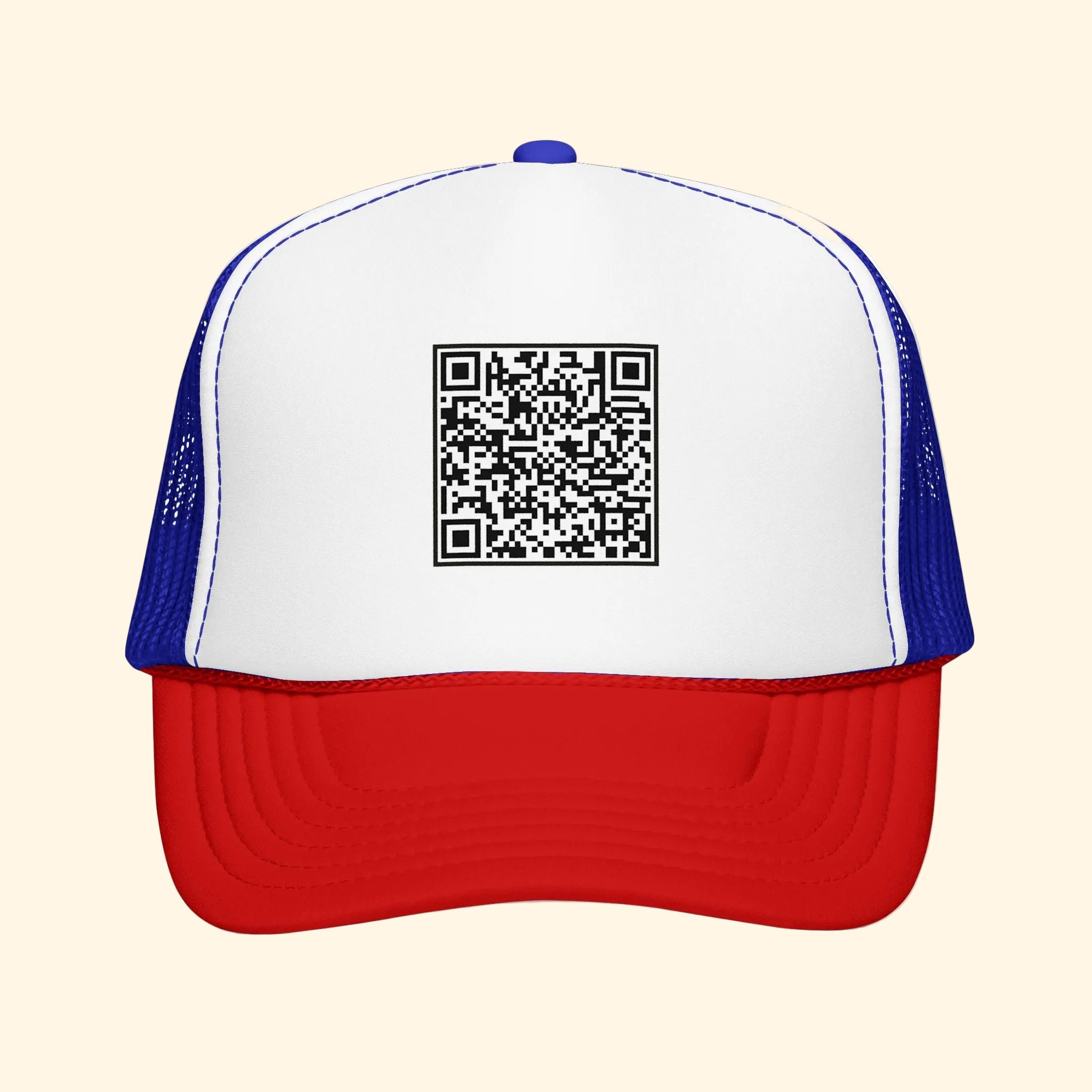 F*ck Trump QR Code Foam Trucker Hat