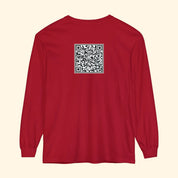 F*ck Trump QR Code Long Sleeve T-Shirt