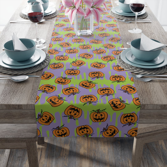Subtle F*ck Trump Halloween Jack-O-Lantern Table Runner