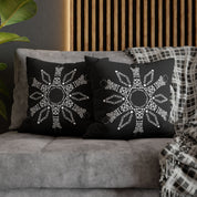 F*ck Trump Winter Snowflake Accent Pillow Cover