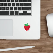 Trump Sucks Strawberry Seeds Die-Cut Sticker