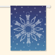 Subtle F*ck Trump Snowflake Garden Flag