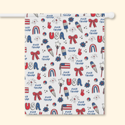 F*ck Trump Patriotic Cartoon Flag