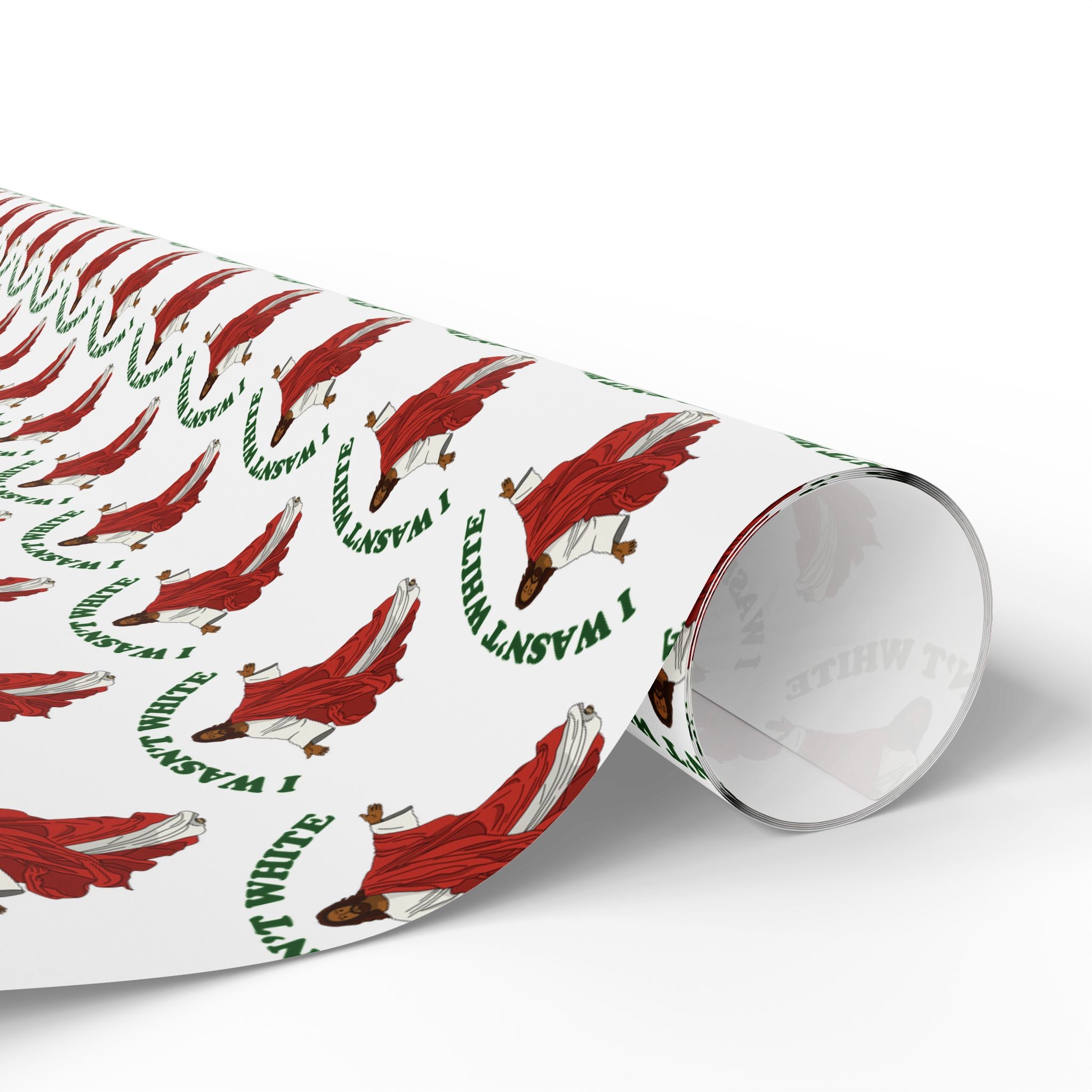 Funny Jesus Wasn't White Christmas Wrapping Paper