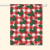 Subtle FDT Christmas Holly Garden Flag