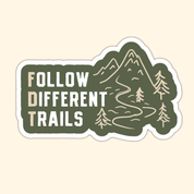 FDT Follow Different Trails Die-Cut Sticker