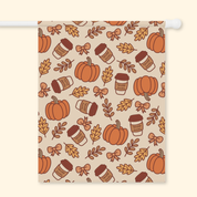 Trump Sucks Fall Pumpkin Spice Latte Flag