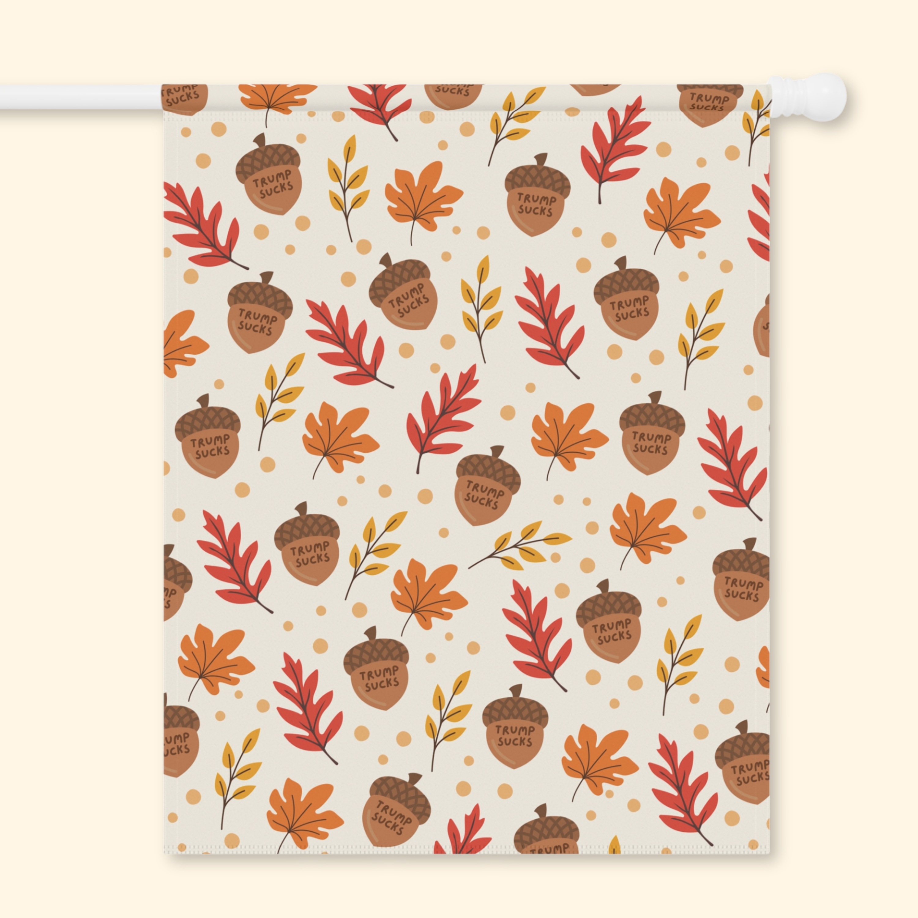 Trump Sucks Fall Acorns Flag