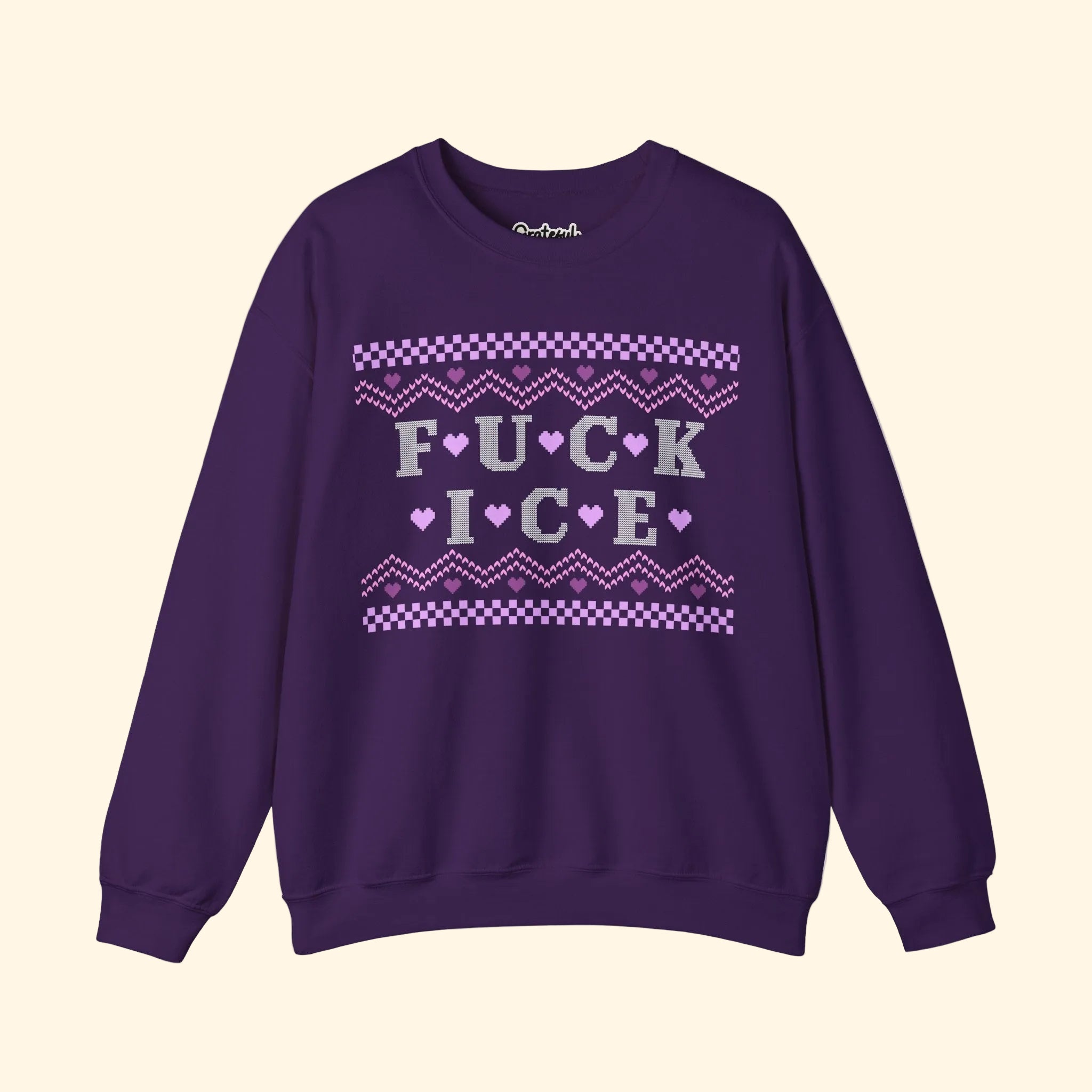 F*ck ICE Ugly Sweater Valentine's Day Sweatshirt