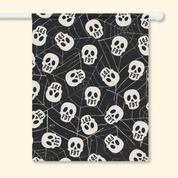 FDT Skull and Spider Webs Flag