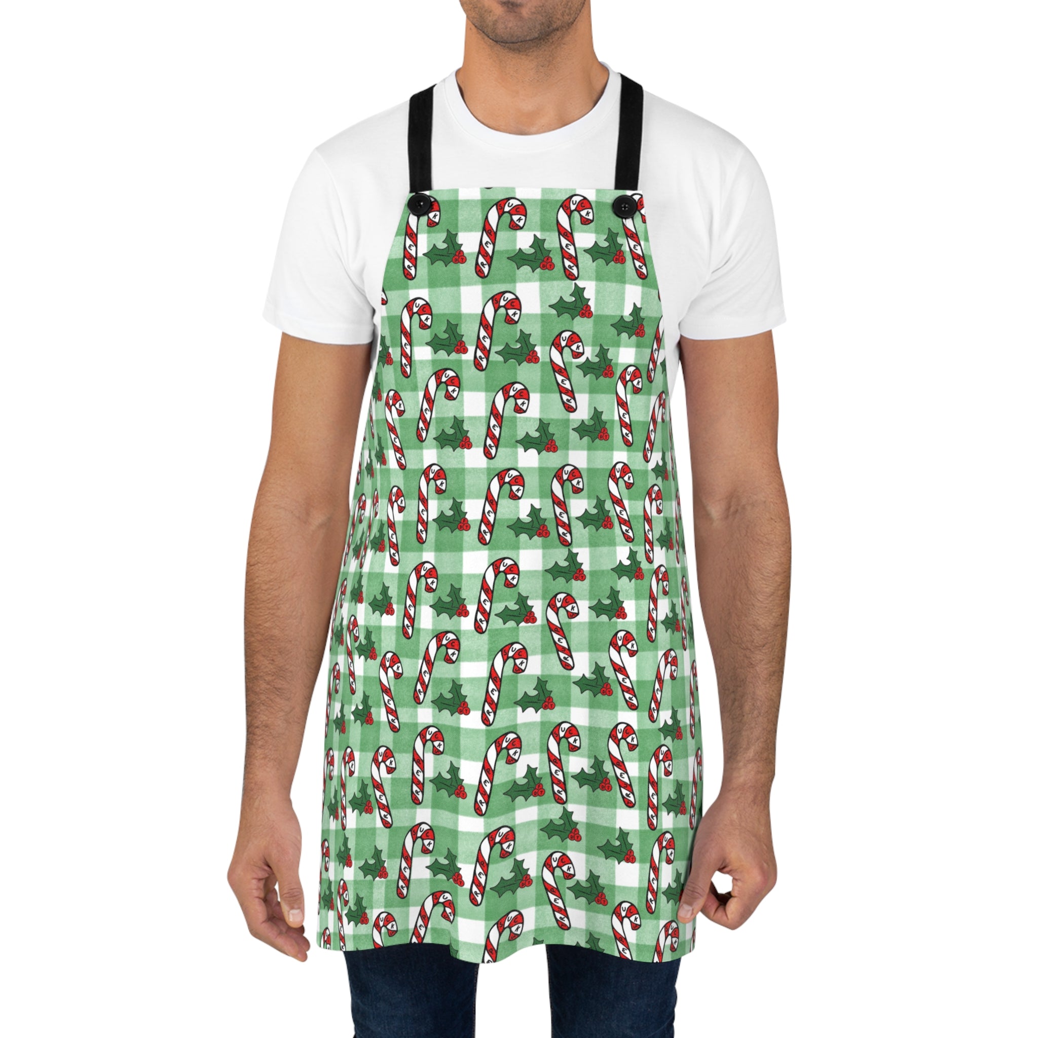 Subtle Trump Sucks Christmas Candy Canes Cooking Apron