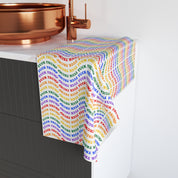 F*ck Trump Rainbow Wave Pride Hand Towel