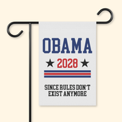Obama 2028 Political Campaign Satire Flag