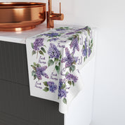 Subtle Lilac F*ck Trump Hand Towel