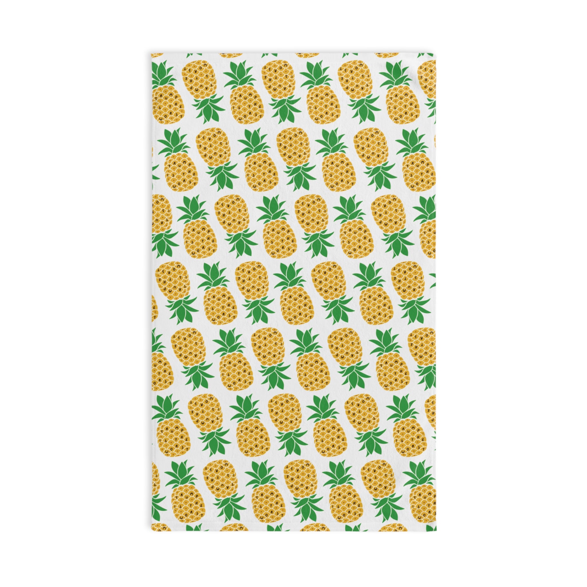 Trump is the Worst Pineapple Hand Towel