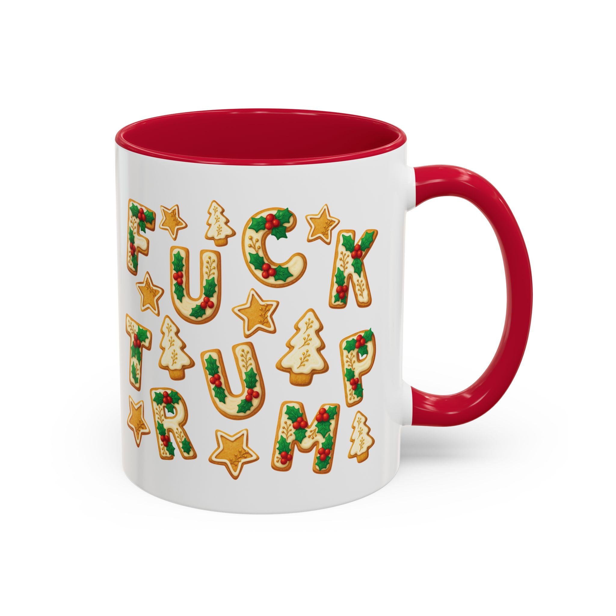 Subtle F*ck Trump Christmas Cookie Mug