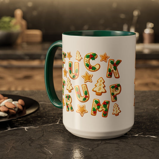 Subtle F*ck Trump Christmas Cookie Mug