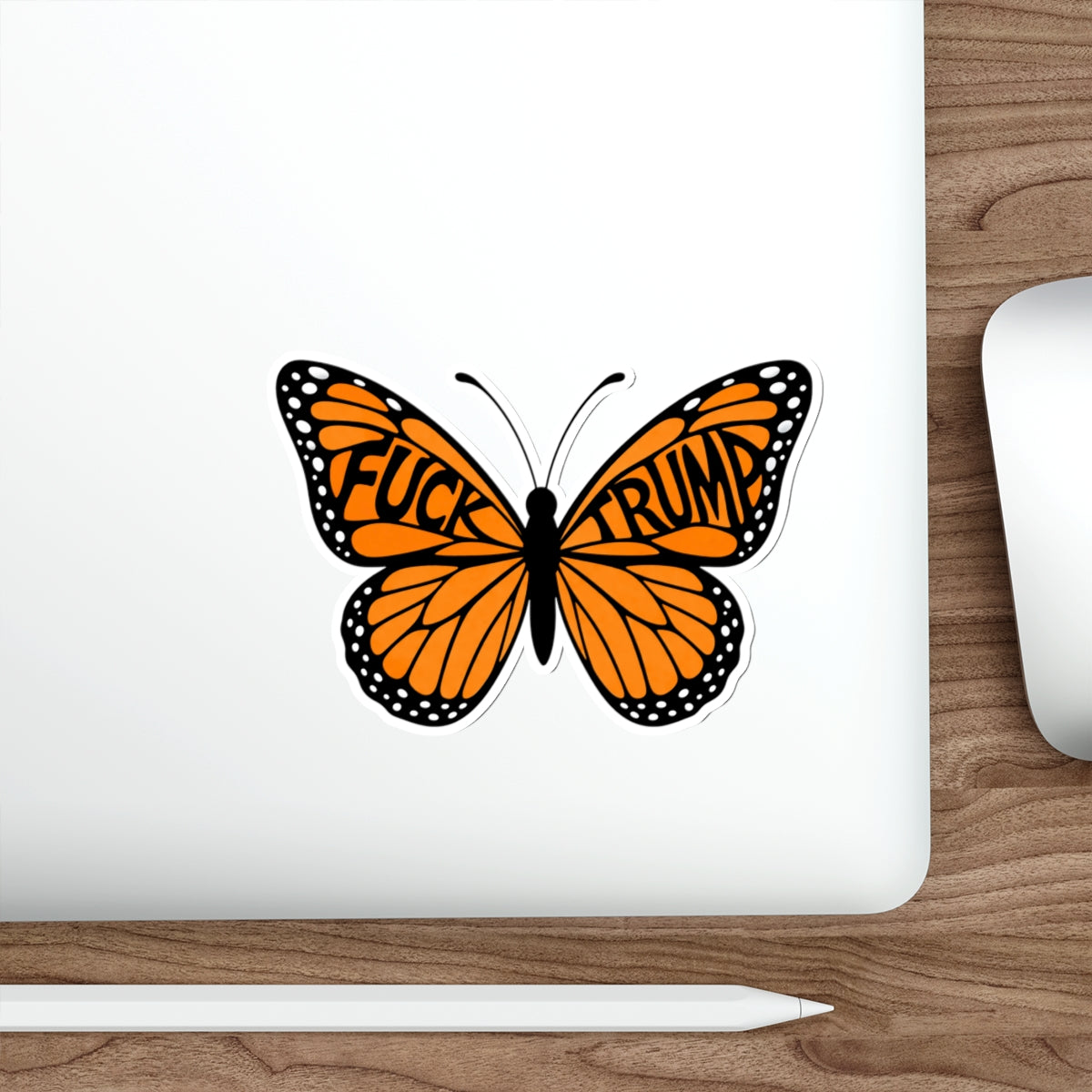 F*ck Trump Monarch Butterfly Die-Cut Sticker