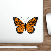 F*ck Trump Monarch Butterfly Die-Cut Sticker