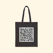 F*ck Trump QR Code Canvas Tote Bag