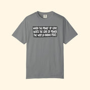 Power of Love Empire State Building Banner T-Shirt