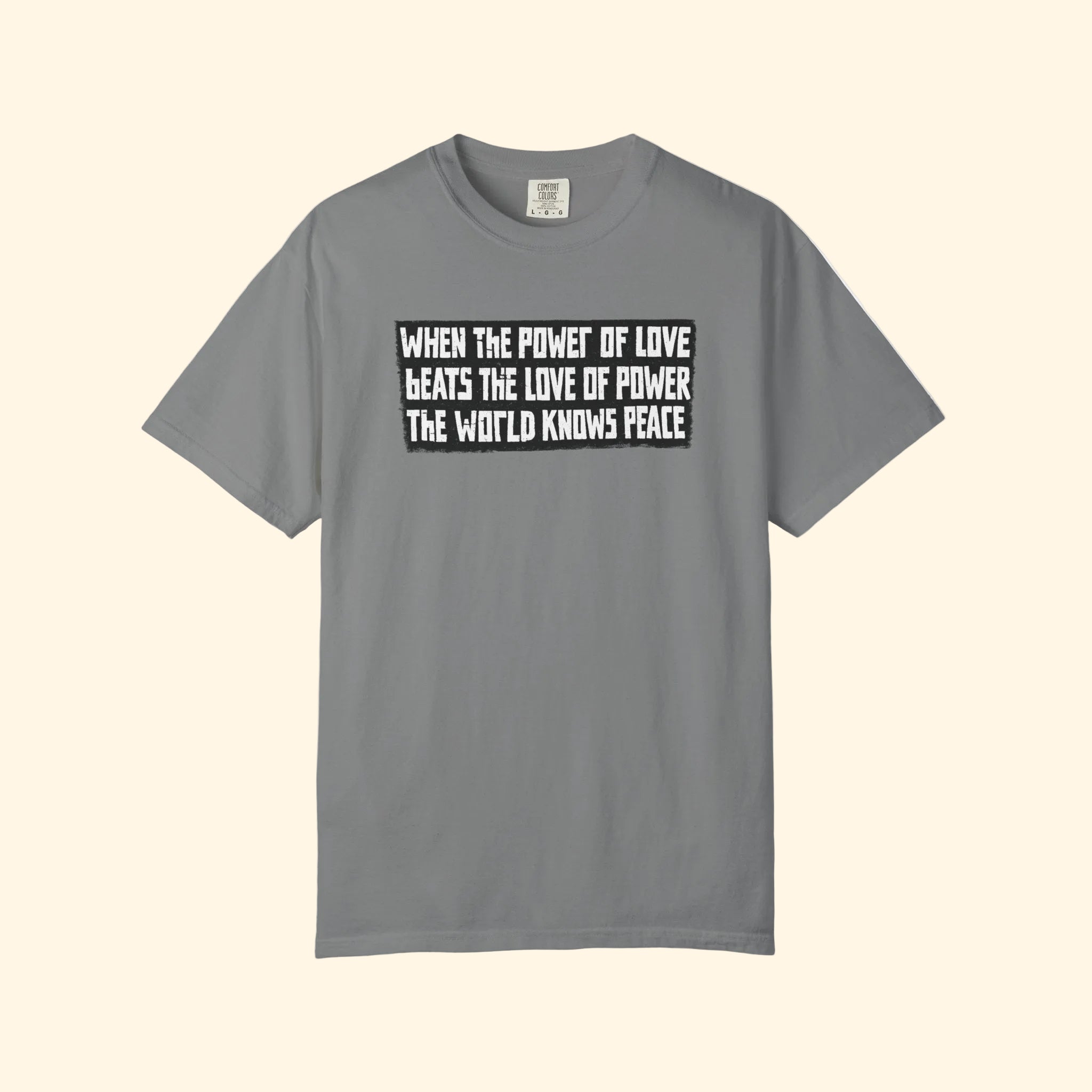 Power of Love Empire State Building Banner T-Shirt