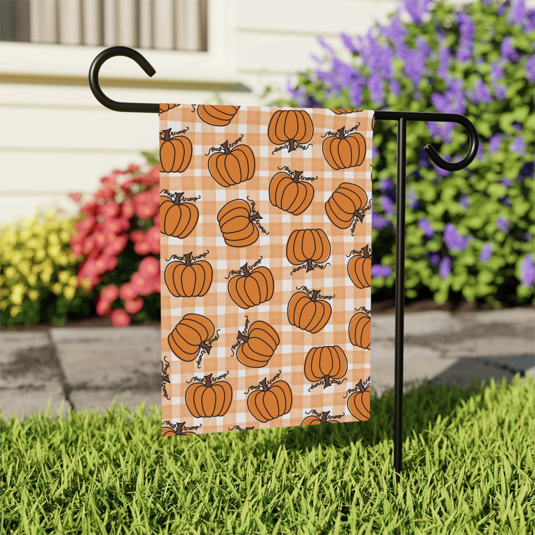 Subtle FDT Autumn Pumpkin Garden Flag