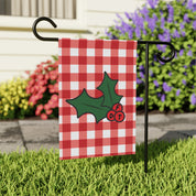 Subtle FDT Christmas Holly Garden Flag